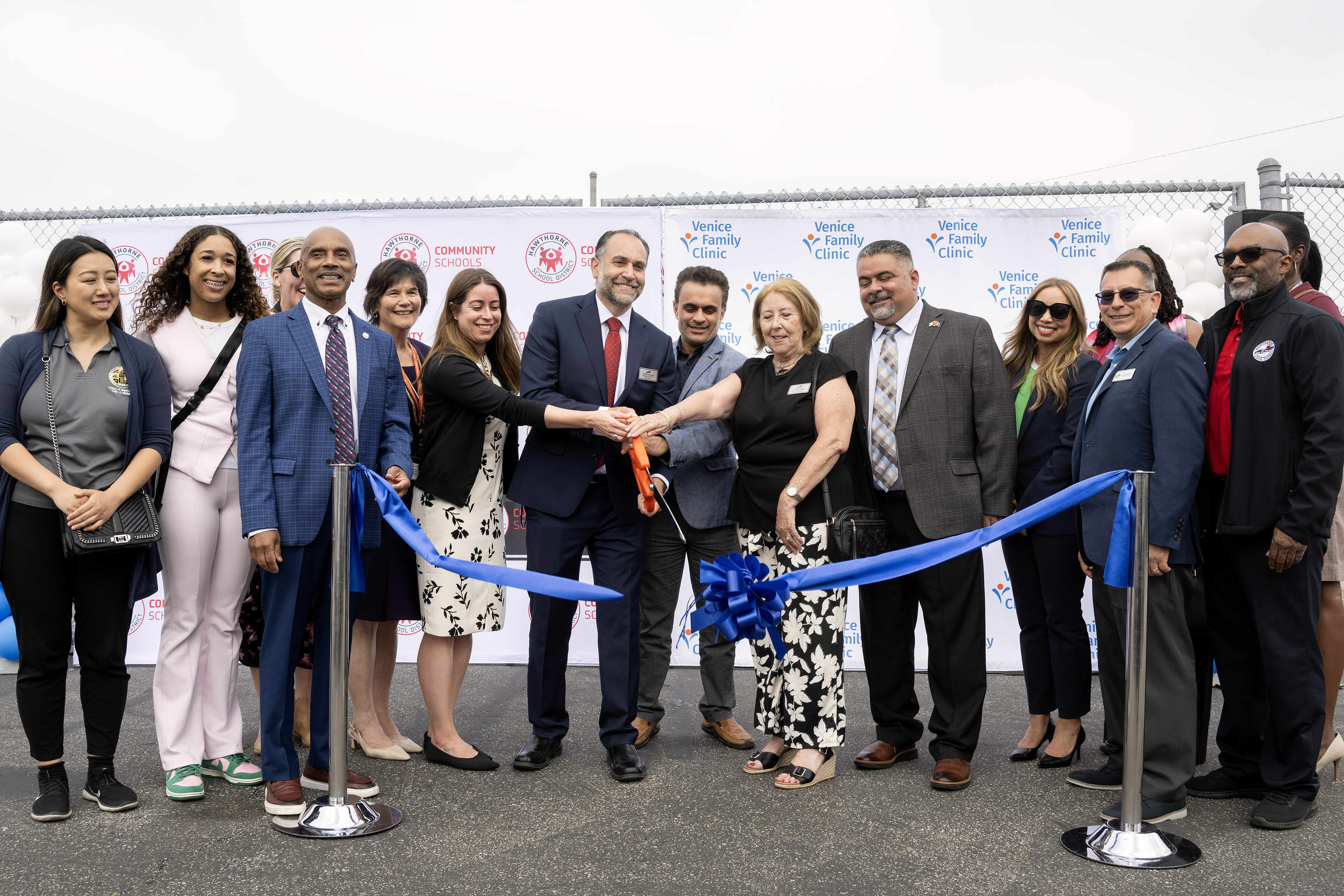 The Venice Family Clinic and the Hawthorne School District celebrate...