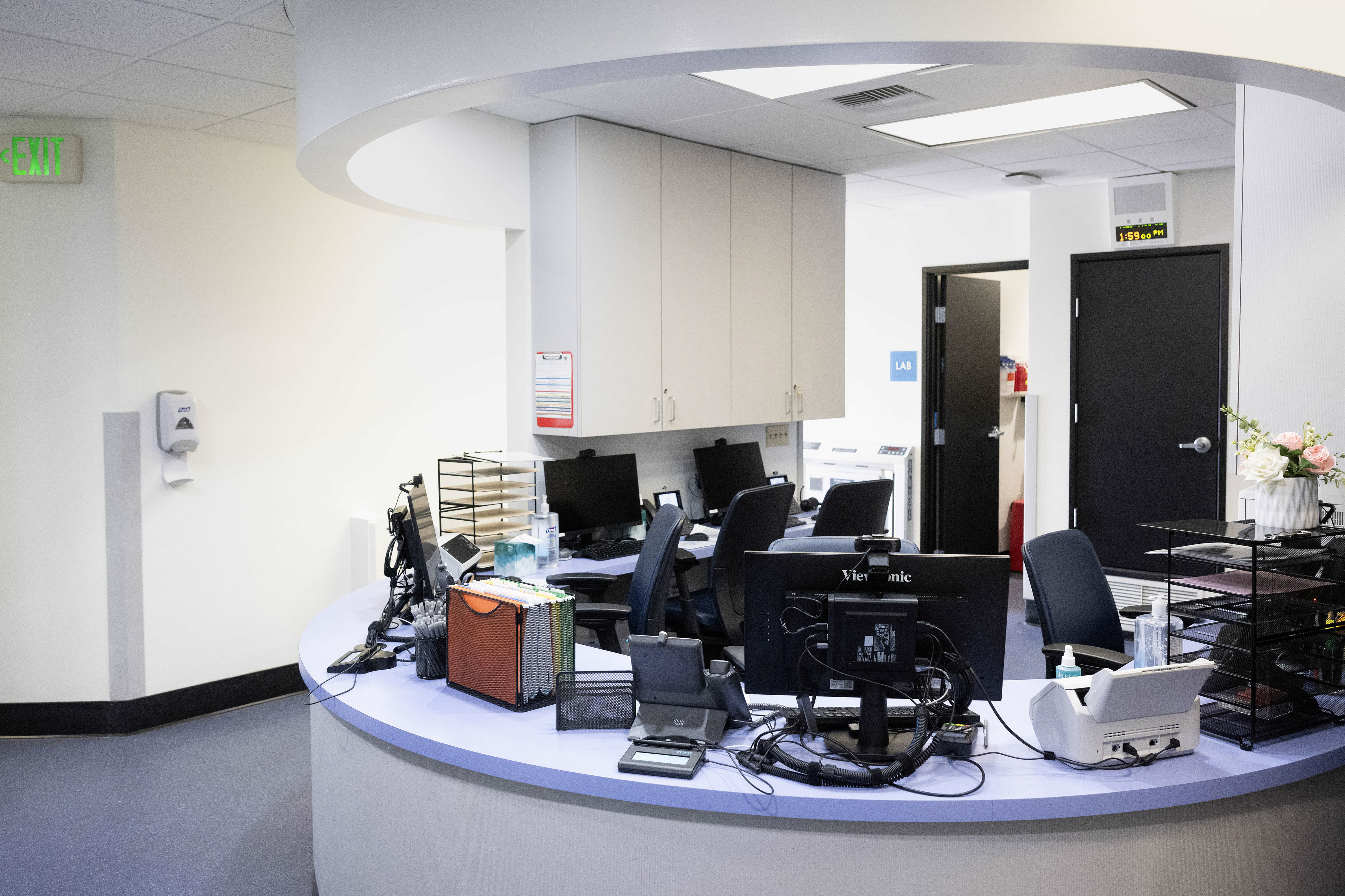 The interior of the new HSD Health and Wellness Center...