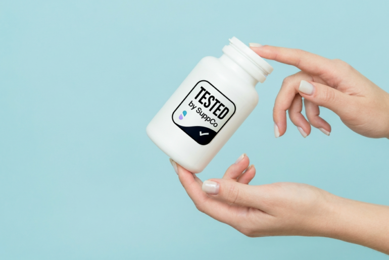 TESTED by SuppCo labeling