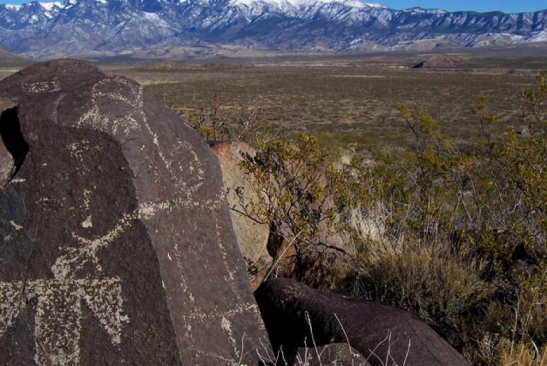 A petroglyph site in New Mexico combines raw natural beauty and human expression