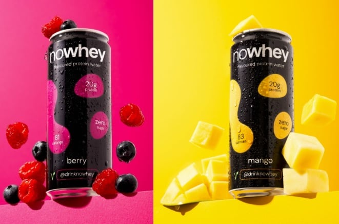 Clear vegan protein RTD brand Nowhey launched in April 2025 with 1380 pre-orders to set the business in motion