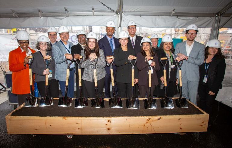 RWJBarnabas, Partners Hold Groundbreaking for South Ward Wellness Center