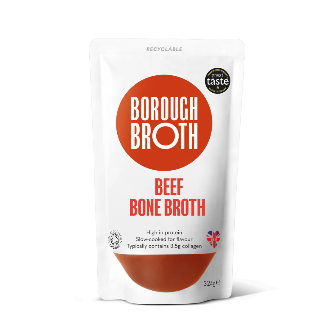 Borough Broth, Grass Fed Organic Beef Broth