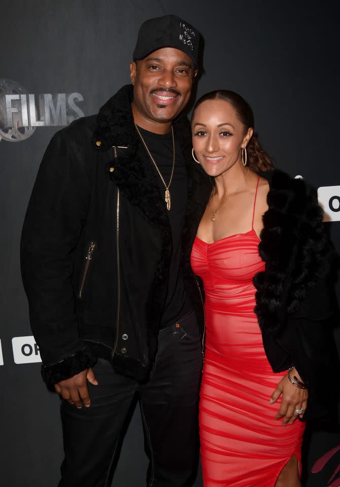 Charles Malik Whitfield and Rosie Whitfield attend the Premiere Of TUBI's 