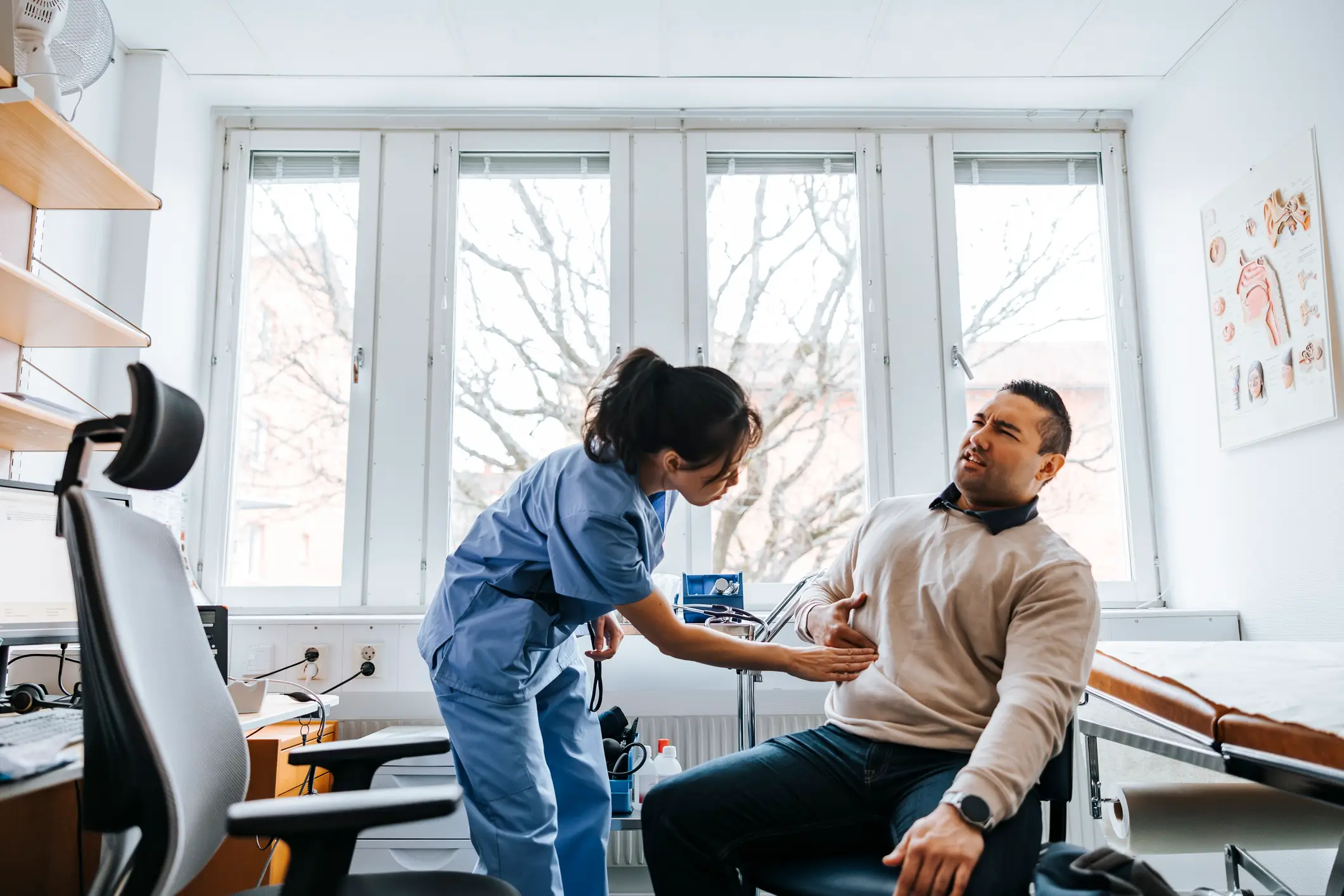 The man was kept in hospital for eight days (Getty Stock Images)