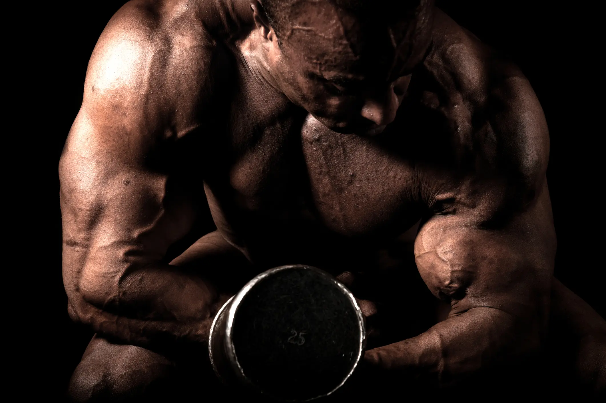 Stopping creatine will decrease your weight, but also make you look less 'pumped' (Getty Stock Images)