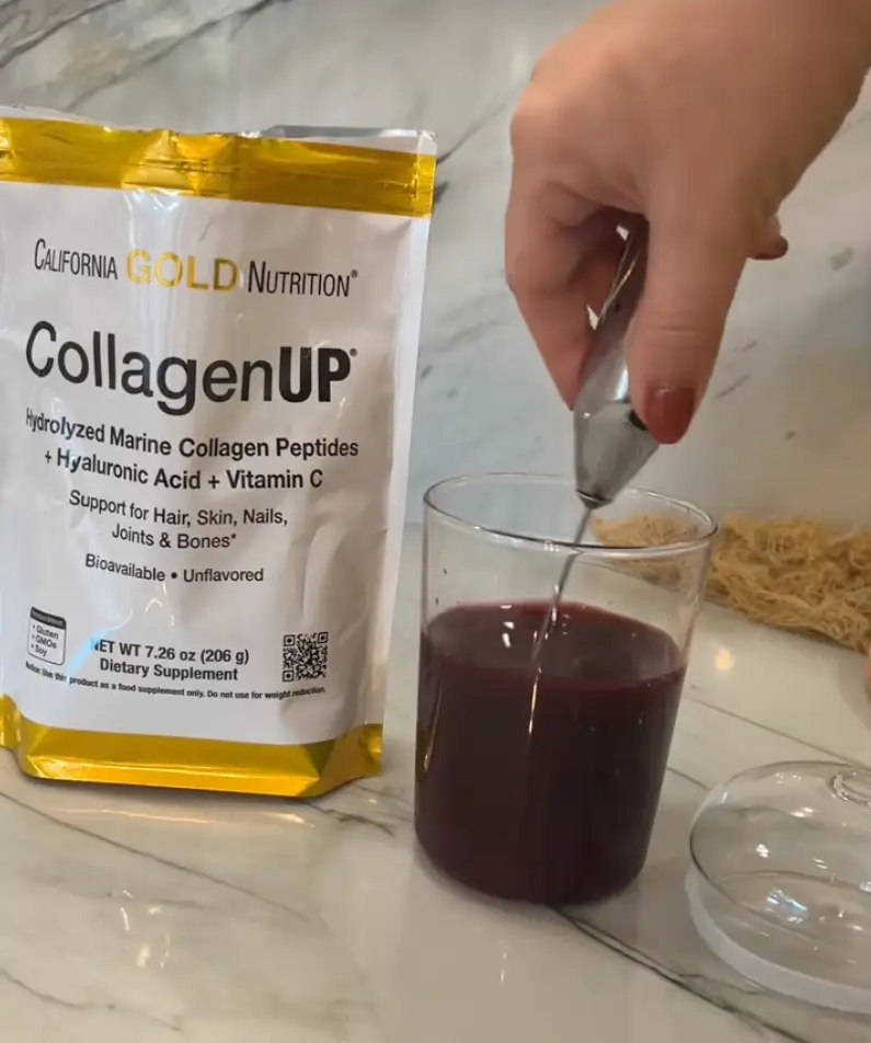The collagen supplement has received thousands of glowing reviews (@californiagoldnutrition/TikTok)