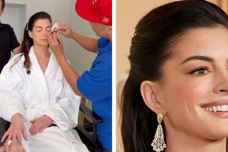 Anne Hathaway Shares Her Surprising Oscars Beauty Hack