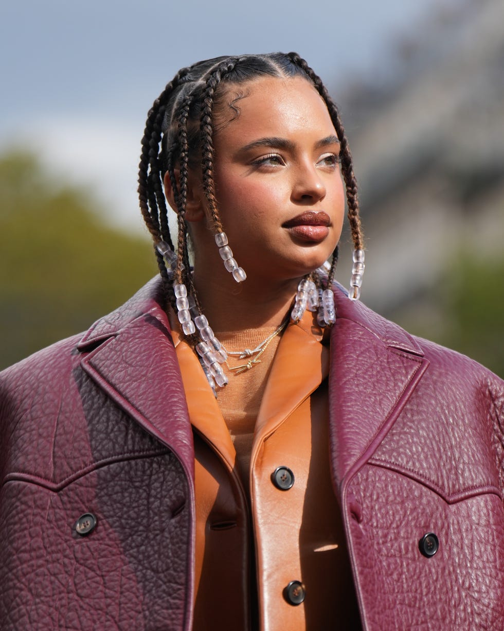 Street Style - Paris Fashion Week - Womenswear Spring/Summer 2024 - Day Nine