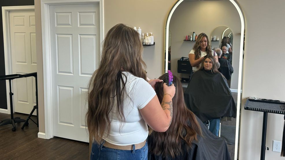 Rooted Beauty Salon now open in Appomattox. (Credit: Rachel Tillapaugh/WSET)