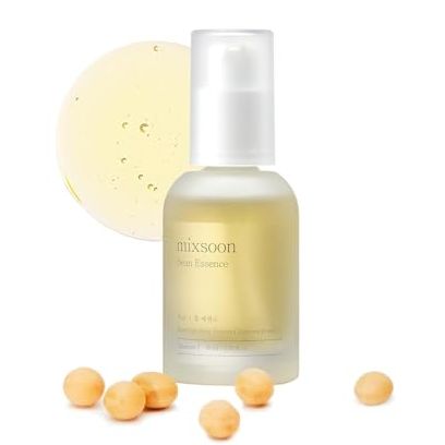 Mixsoon Bean Essence, Exfoliating, Hydrating, Smooth Skin, Fermented Soybean Extract, Gentle Formula for Sensitive Skin, Korean Skincare (30ml)