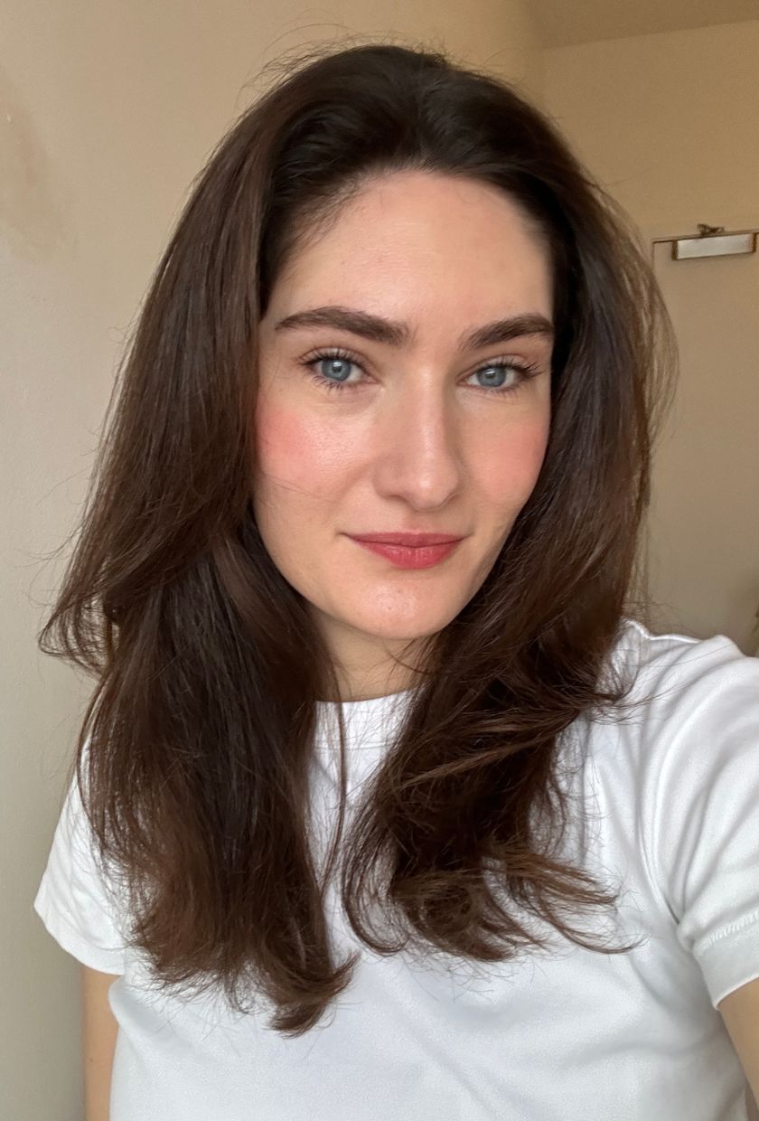 Natalie after using the GHD Rise