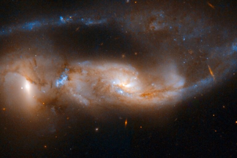 Peculiar galaxies showcase the beauty of cosmic violence