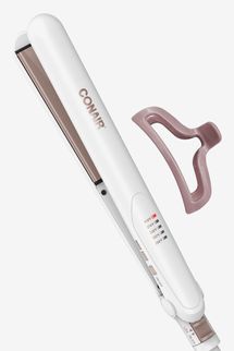 Conair Double Ceramic One-Inch Flat Iron With Claw Clip