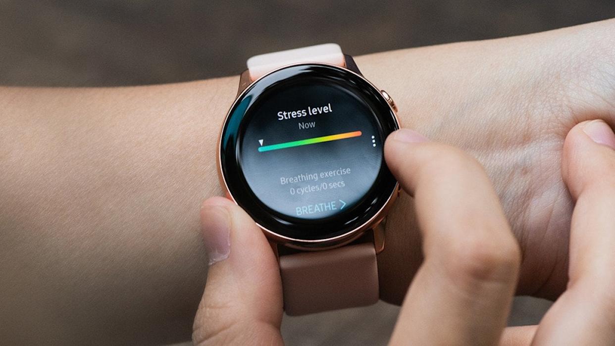 Fitness watch measuring stress level. - Chikena // Shutterstock