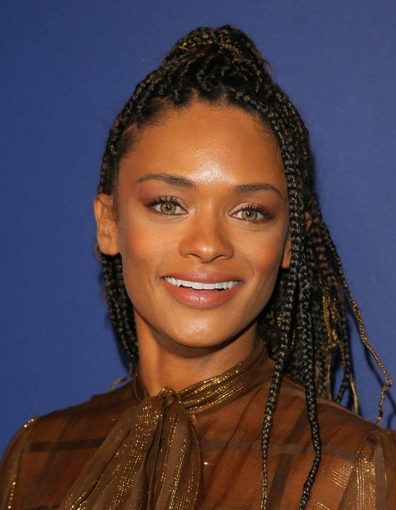 Kandyse McClure attends the photo call for Facebook Watch's "Limetown" at The Hollywood Athletic Club on October 15, 2019 in Los Angeles, California.