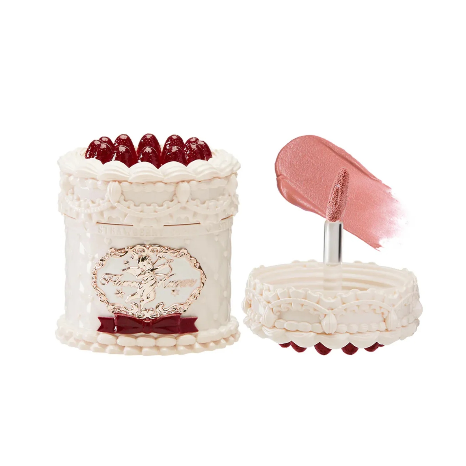 Flower Knows, Strawberry Cupid Cake Lip Cream in Soufflé