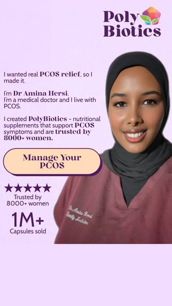 An ad and website for PolyBiotics implied their food supplements could prevent, cure or treat PCOS (ASA/PA)
