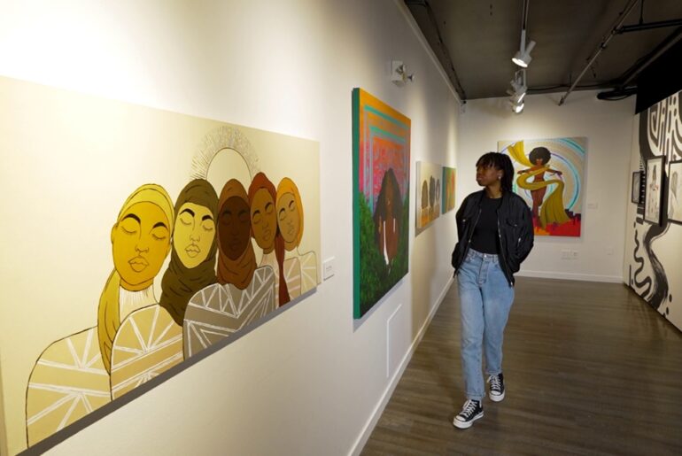Maya Milton's art highlights the beauty, strength and resilience of Black women
