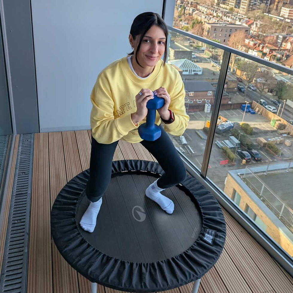 decathlon fitness trampo 100