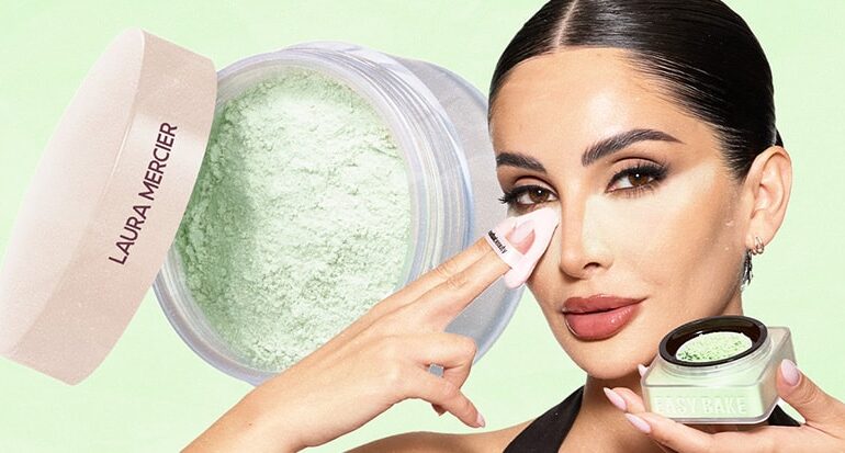 Beauty Experts on What Green Setting Powder Is For