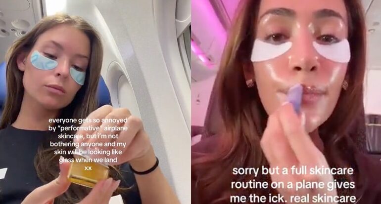 Dermatologists on Viral Plane Skincare Routines