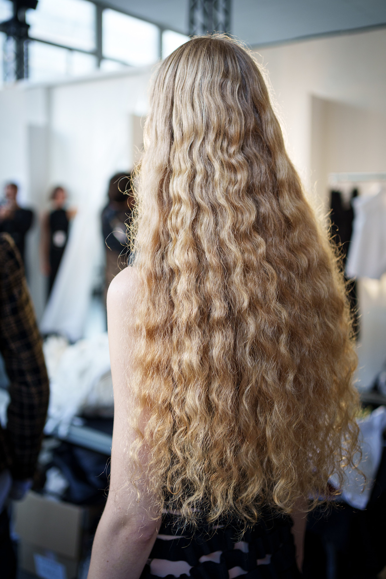 Photo of fluffy curls