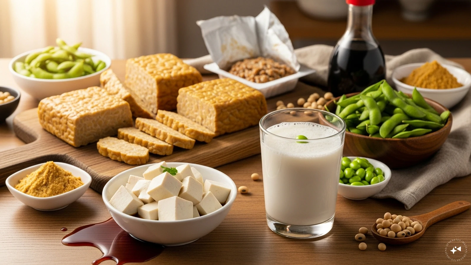 Soy Products: Soy contains genistein, a plant compound that may help block enzymes that break down collagen. Incorporating tofu, soy milk, or edamame into your diet can support collagen maintenance.