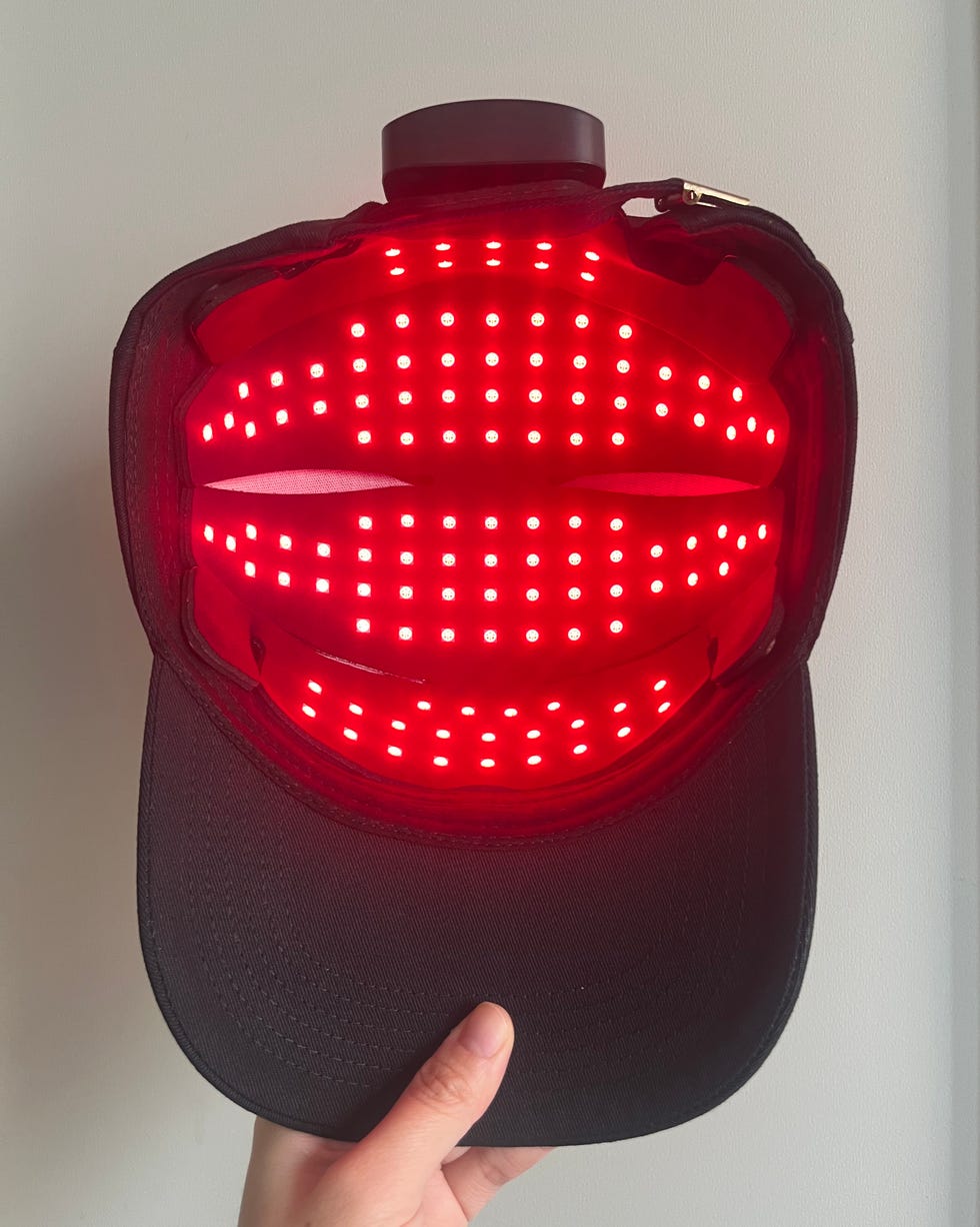 interior of higherdose red light hat