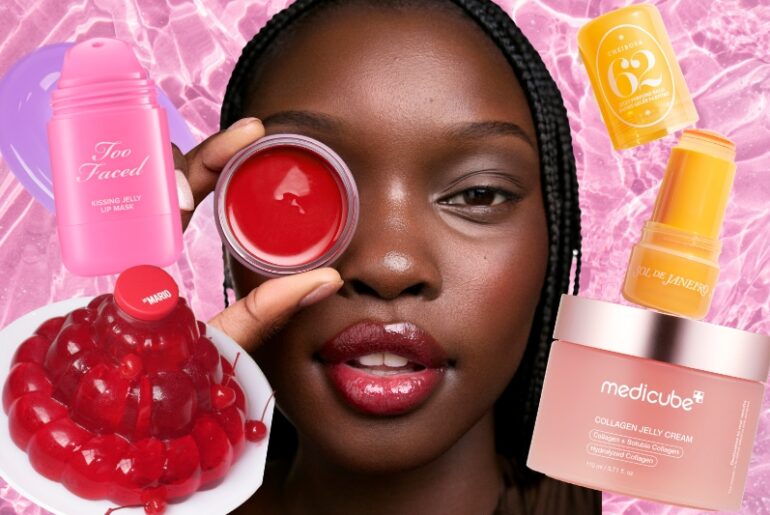 Jelly products are taking over beauty cabinets again thanks to elevated formats