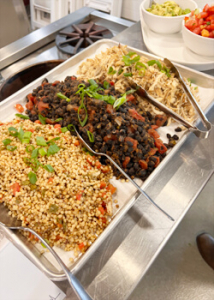 Assortment of prepared foods