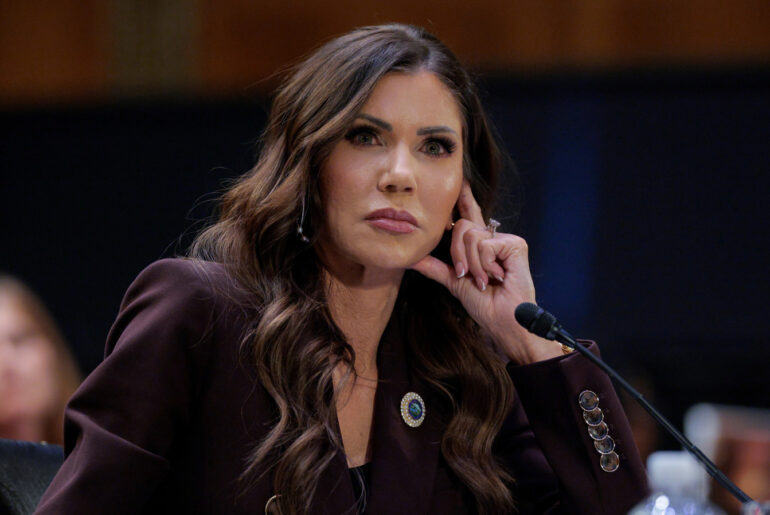 Kristi Noem's Toned Arms Have Us Wondering When She'll Drop The Fitness Routine