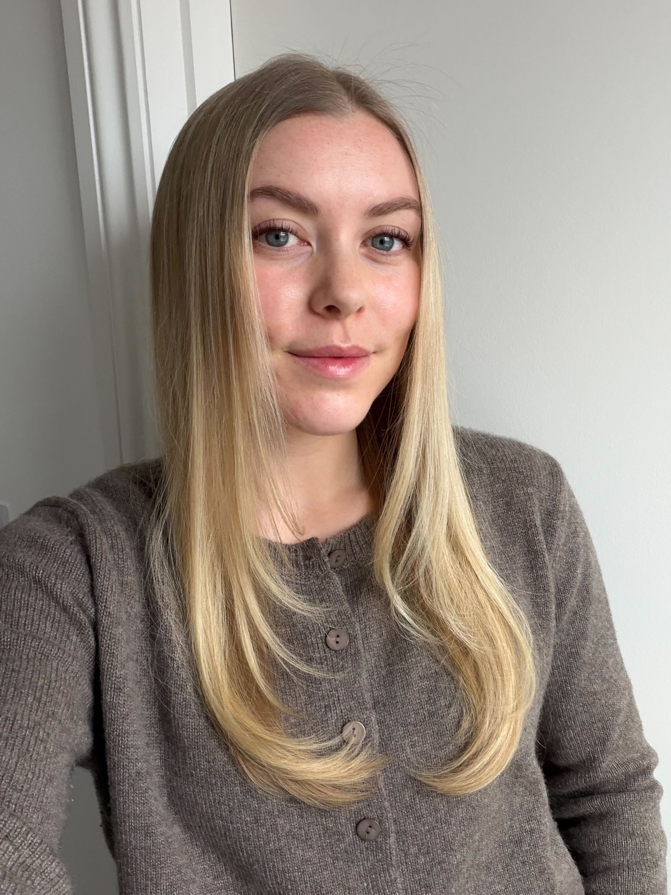 Florrie's hair after using the Bondiboost Infrared thermal brush