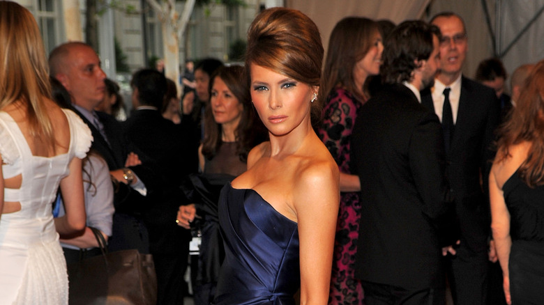 Melania Trump attend the Costume Institute Gala Benefit to celebrate the opening of the 