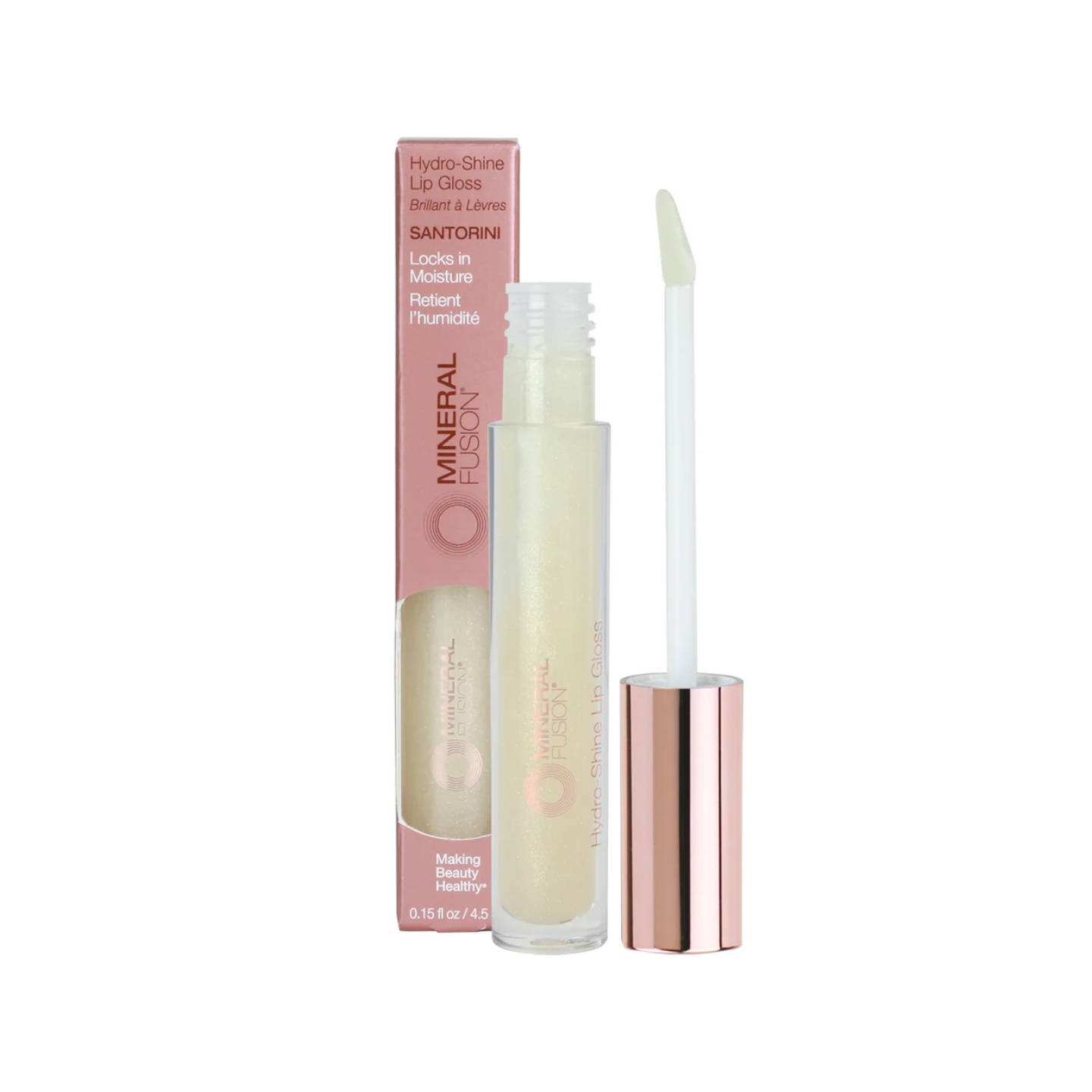 Mineral Fusion Hydro-Shine Lip Gloss in Santorini