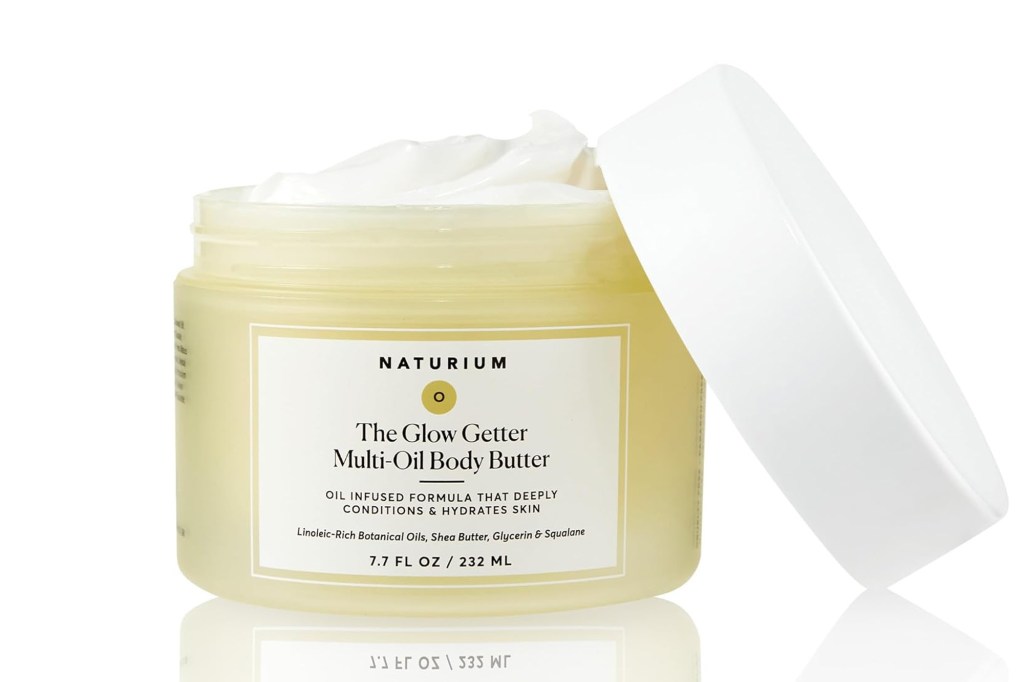 A small tub of body butter