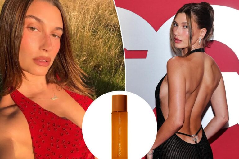 Hailey Bieber's 'go-to body combo' includes this on-sale Cyklar oil