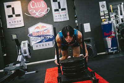 Participant seen at the Red Bull Road to HYROX, Tokyo Japan on December 7, 2025.