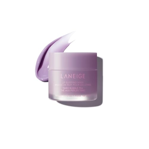 Laneige Lip Sleeping Mask – Taro Bubble Tea | Overnight Lip Care With Vitamin C & Berry Mix Complex for Smooth, Hydrated Lips