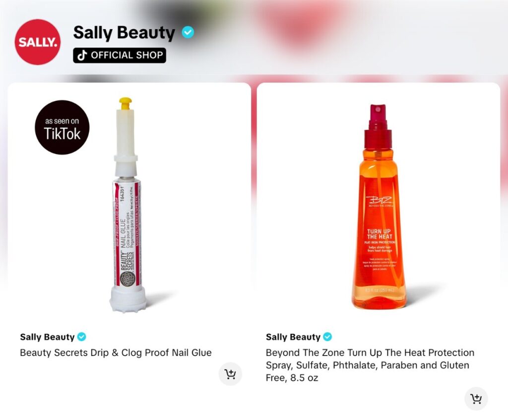 Sally Beauty on TikTok Shop