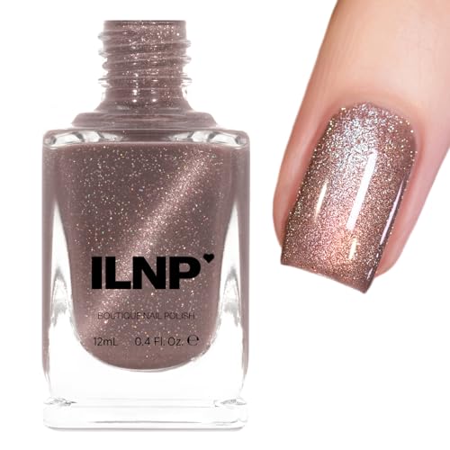 Ilnp Velveteen - Brown Magnetic Holographic Nail Polish