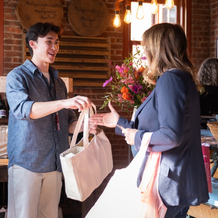 Each guest took home a gift bag filled with editor-loved products. 