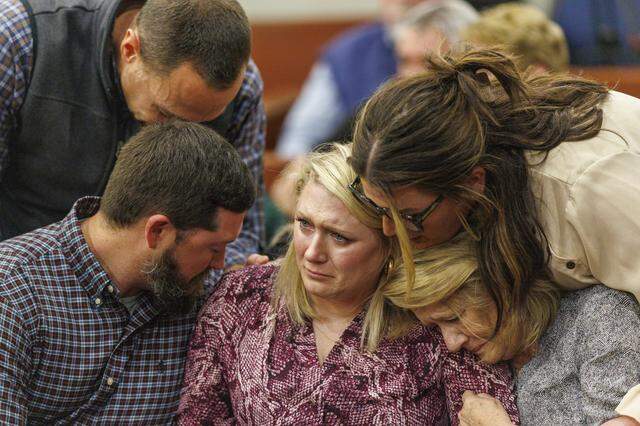 Jennifer Foley, the sister of Scott Spivey, and Deborah Spivey, his mother, react to the judge’s ruling that immunity would not be granted for Weldon Boyd in the wrongful death lawsuit filed by the family. On Feb. 20, Day 4 of a Stand Your Ground hearing is being held for Weldon Boyd, owner of Buoys on the Boulevard, and Kenneth “Bradley” Williams in the shooting death of Scott Spivey. Boyd and Williams have been named in a wrongful death lawsuit by the Spivey family in his shooting death nearly three years ago. The hearing will determine if the pair are granted immunity under South Carolina’s Stand Your Ground law.