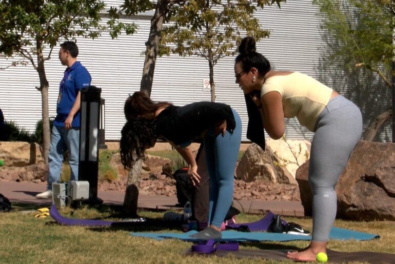 Wellness and Mindfulness Series kicks off with morning yoga