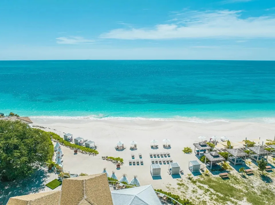 The beach views are amazing throughout much of the resort.