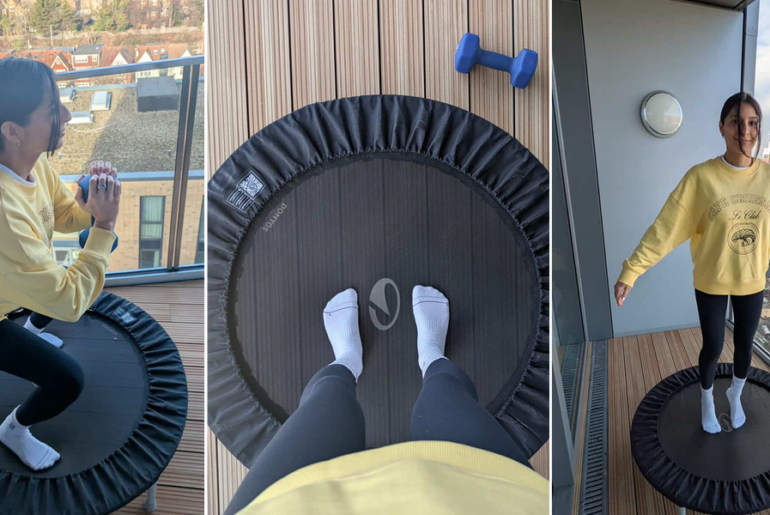 I replaced running with a Domyos fitness trampoline for a month snd my joints hurt much less