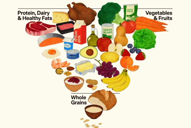 A dietitian and doctor review RFK Jr's new food pyramid : Short Wave : NPR