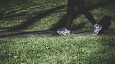 Try to build the habit of walking after eating. (Unsplash)