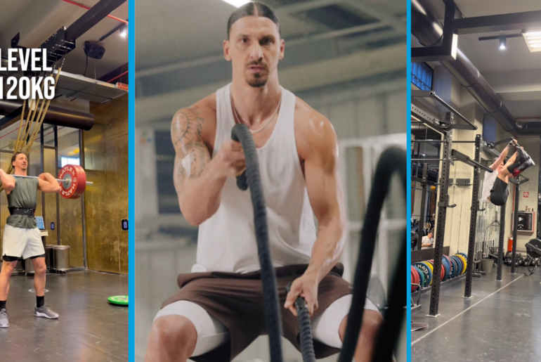 Zlatan Ibrahimović Shows Off CrossFit Skills After Months of Sharing Strength Training Progress