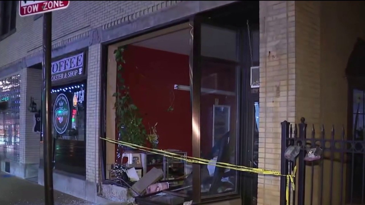 SUV crashes into salon on Chicago's NW Side